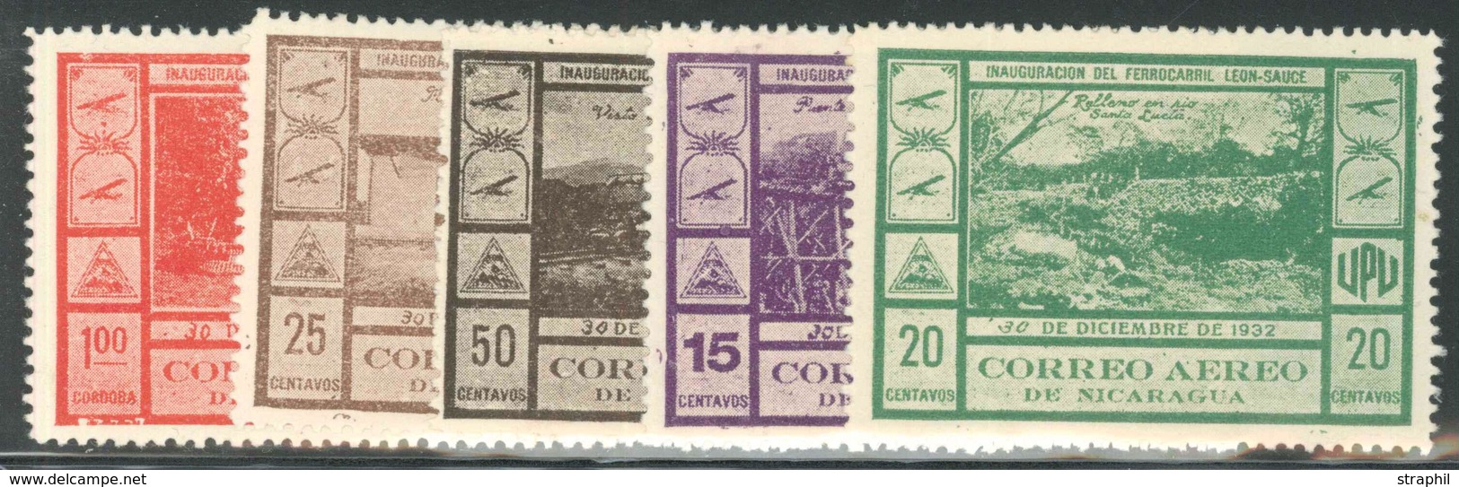 (*) NICARAGUA - (*) - PA N°47/51 - Ligne Léon /El Sauce - TB - Nicaragua