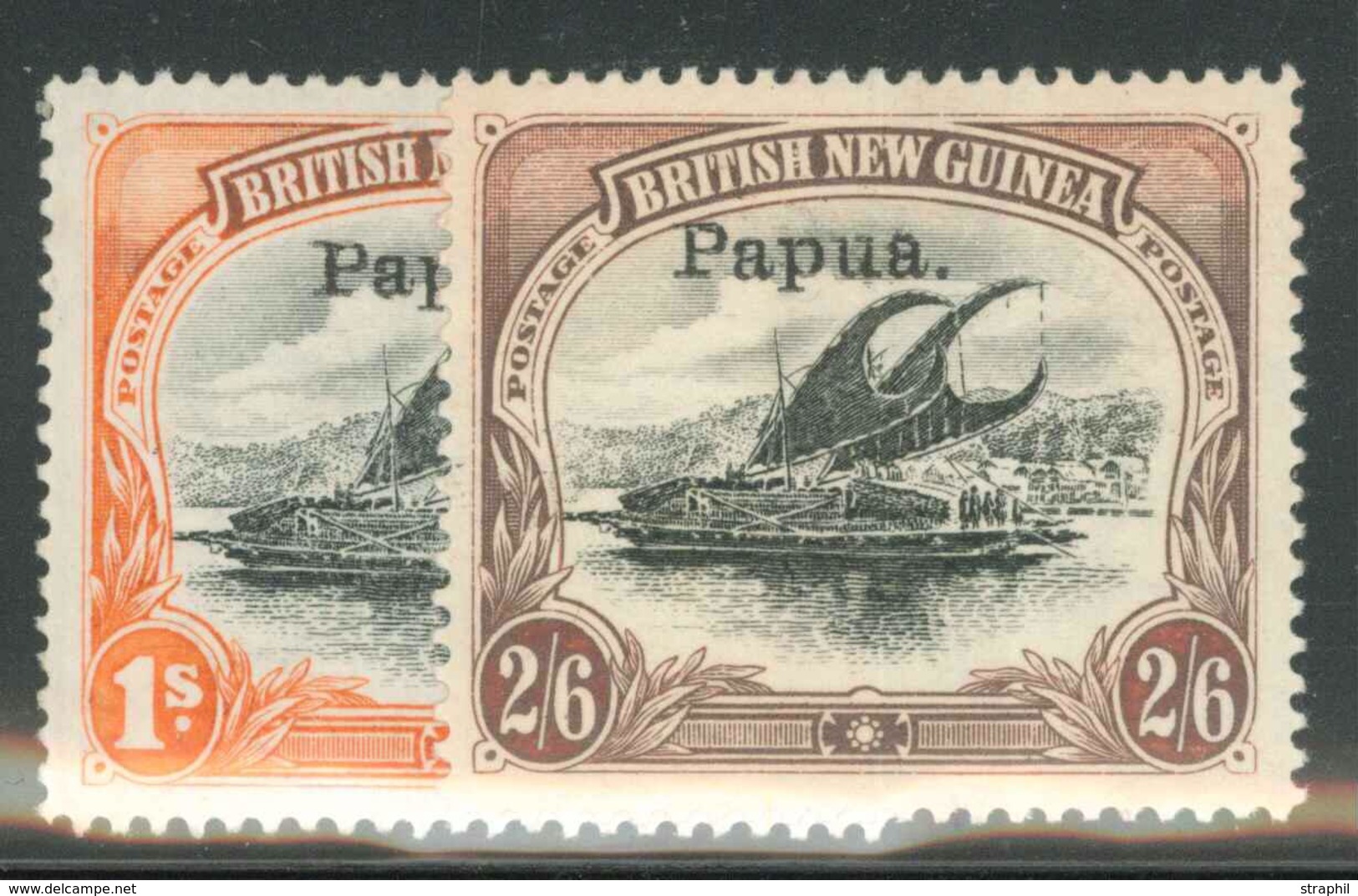 * PAPOUASIE - * - N°23B/24B - Papier épais - TB - Papua New Guinea