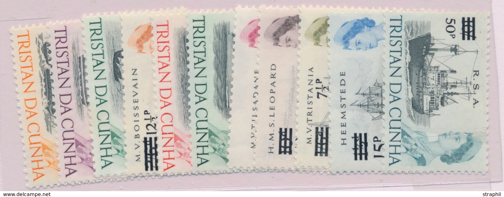 ** TRISTAN DA CUNHA  - ** - N°141/52 - N°152 Lég. Pli Sinon TB - Sainte-Hélène