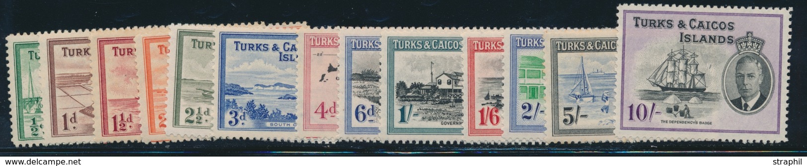 ** TURK ET CAICOS  - ** - N°147/59 - N°159* - TB - Turks And Caicos