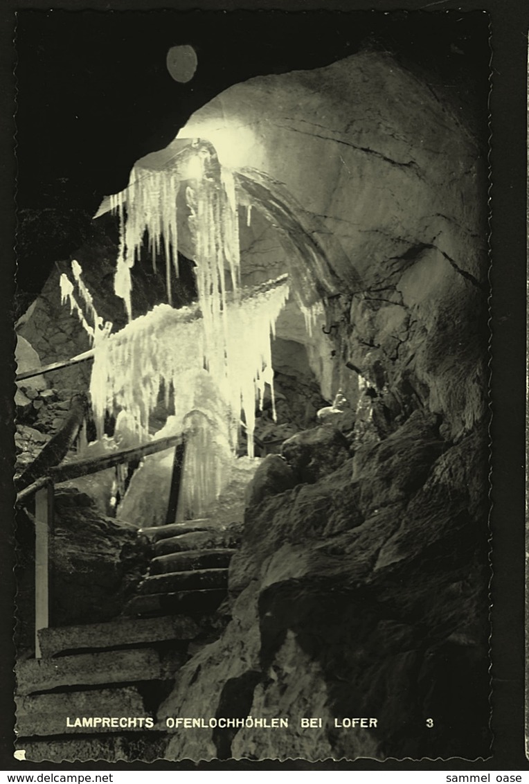 Lamprechts Ofenlochhöhlen Bei Lofer  -  Ansichtskarte Ca. 1960    (12003) - Lofer