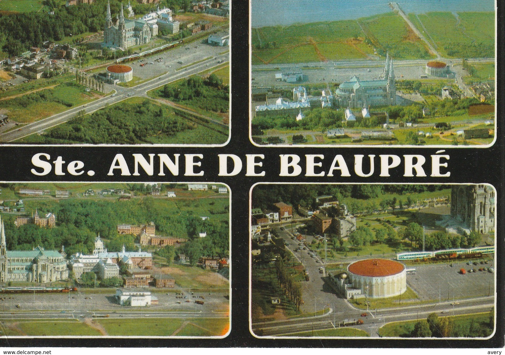 Ste-Anne-de-Beaupre Vues Aeriennes Dy Cyclorama Et De La Basilique Aeria Views Of Cyclorama And Basilica - Ste. Anne De Beaupré