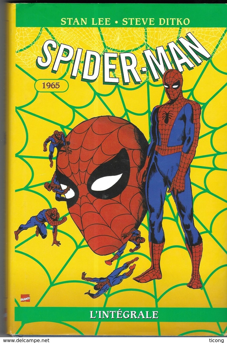 BD SPIDER-MAN L INTEGRALE 1965 - EDITION MARVEL PANINI AVEC JAQUETTE - 290 PAGES - VOIR LES SCANNERS - Spiderman