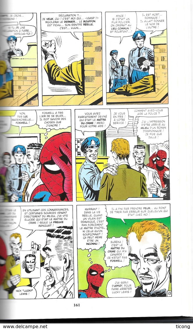 BD SPIDER-MAN L INTEGRALE 1965 - EDITION MARVEL PANINI AVEC JAQUETTE - 290 PAGES - VOIR LES SCANNERS - Spiderman