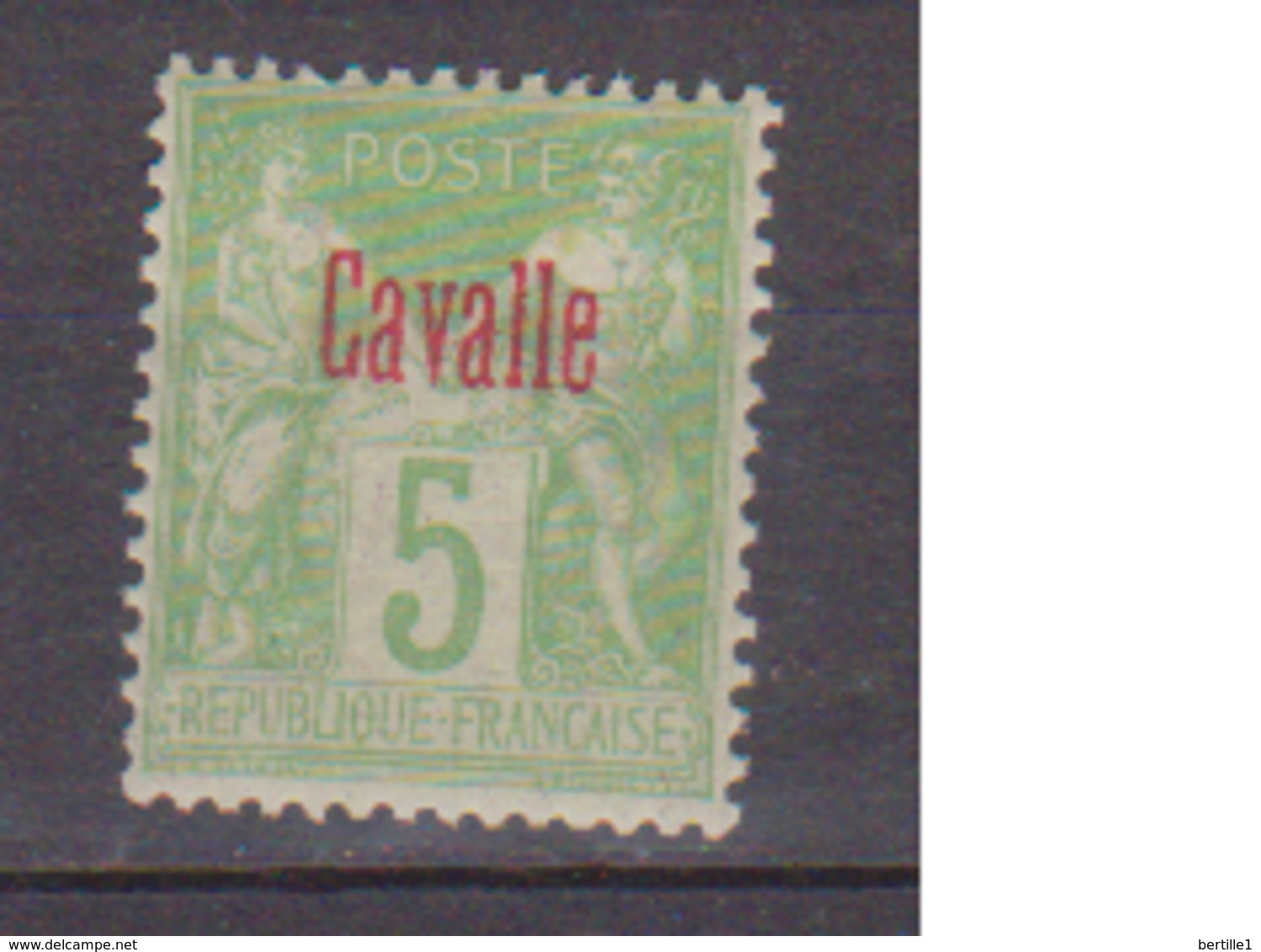 CAVALLE          N°  YVERT  :  2  NEUF AVEC  CHARNIERES      (  CH  02/43 ) - Unused Stamps