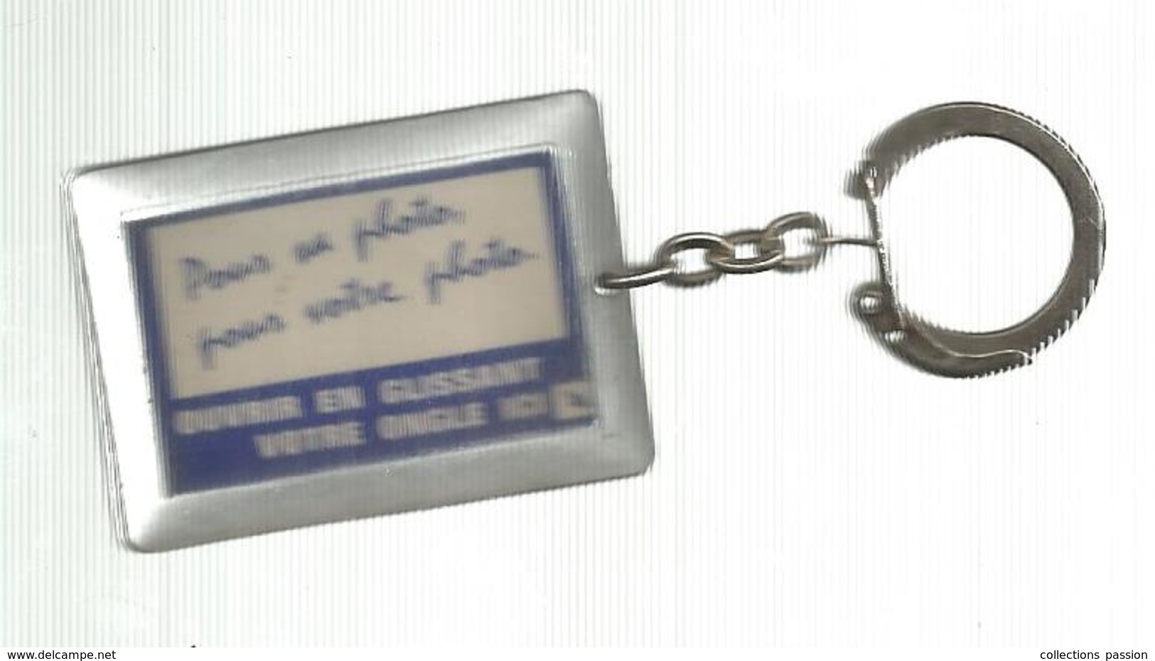 Porte Clefs , Clés, WILLIAM SAURIN , Porte Photo ,  2 Scans, Frais Fr 1.95 E - Llaveros