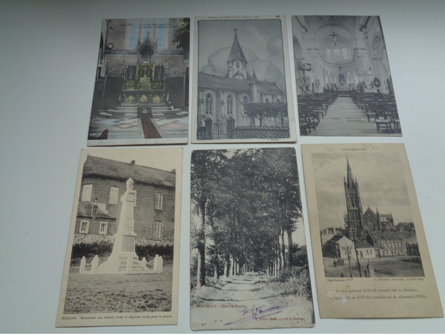 Beau lot de 60 cartes postales de Belgique       Mooi lot van 60 postkaarten van België   - 60 scans