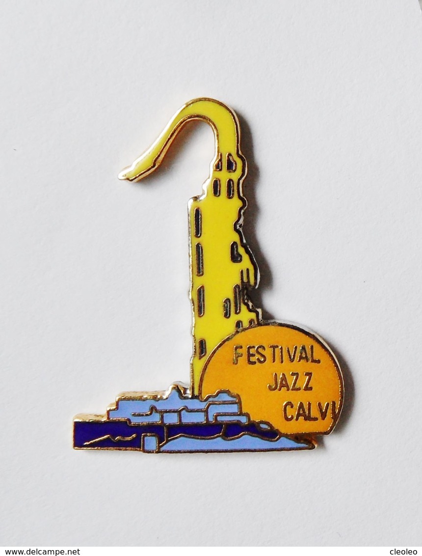 Pin's Instrument De Musique FESTIVAL JAZZ CALVI - DDPPM - Muziek