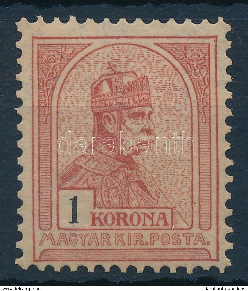 * 1904 Turul 1K Szép Első Falcos Bélyeg (50.000) - Other & Unclassified