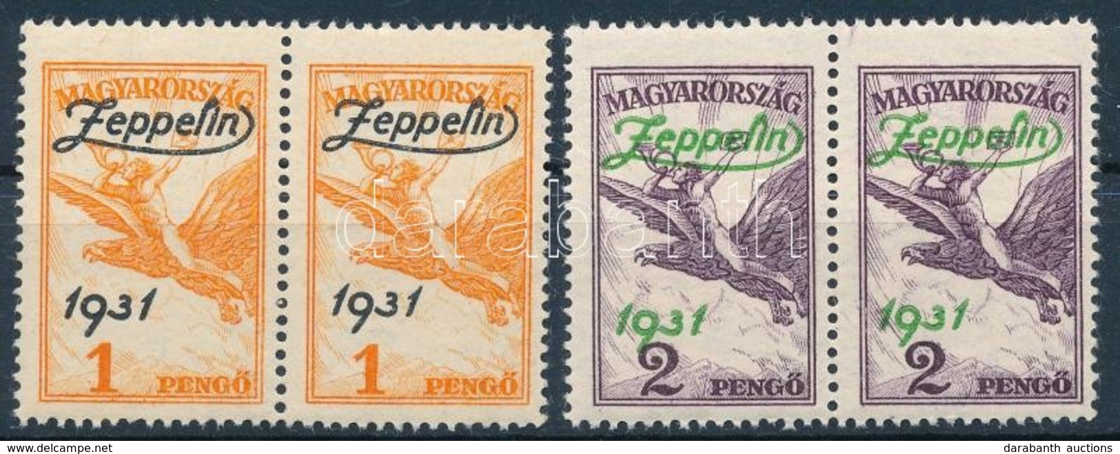 ** 1931 Zeppelin Sor Párokban (48.000) - Other & Unclassified