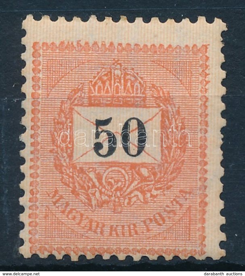 * 1898 50kr  (25.000) (foghiány / Missing Perf.) - Other & Unclassified