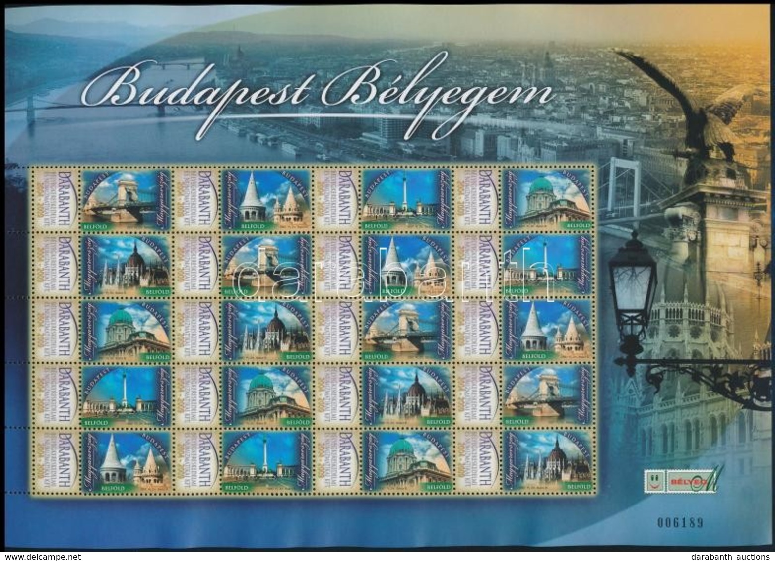 ** 2007 Budapest Bélyegem Megszemélyesített Teljes ív (13.500) - Sonstige & Ohne Zuordnung