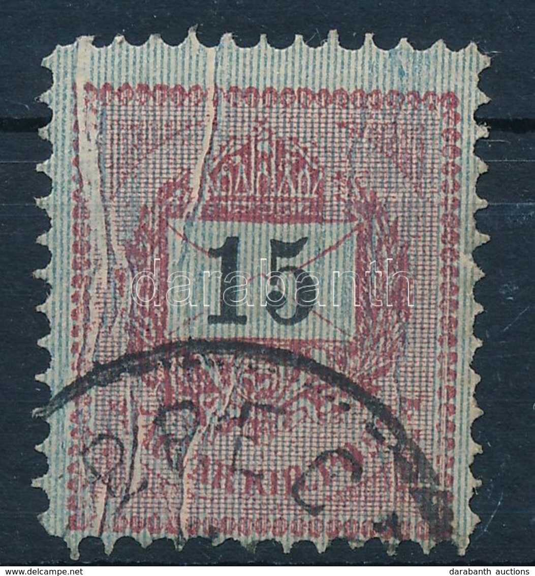 O 1888 Sztereo 15kr Papírráncokkal - Other & Unclassified