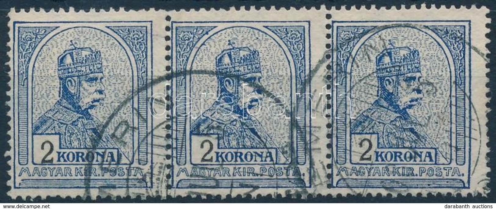 O 1906 Turul 2K Hármascsík '(TE)MERIN' - Other & Unclassified
