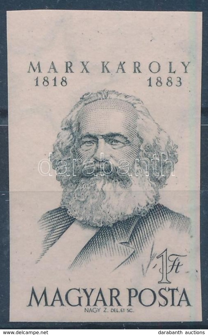 ** 1953 Karl Marx Vágott Bélyeg (8.000) - Other & Unclassified
