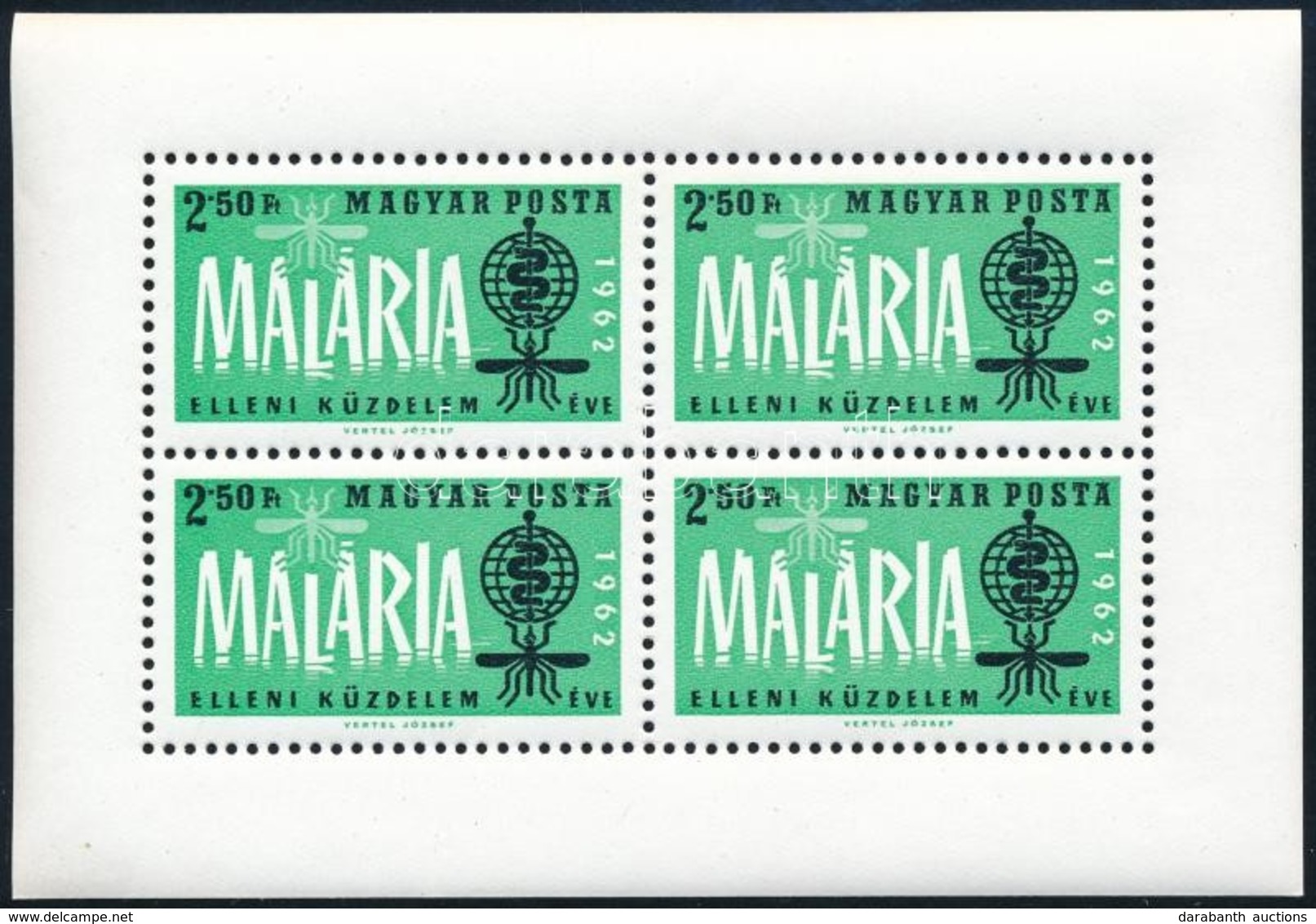 ** 1962 15 Db Malária Kisív (12.000) - Other & Unclassified