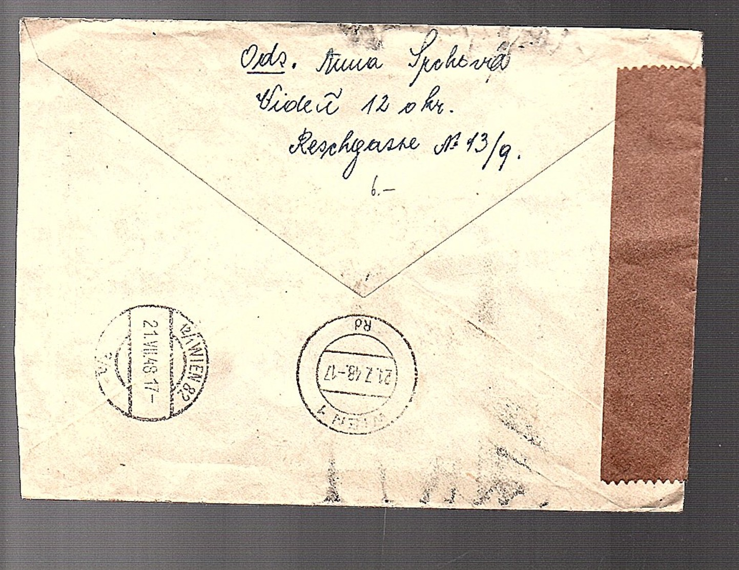 Censor  Wien > CSR Tchechoslovakia (676) - Storia Postale