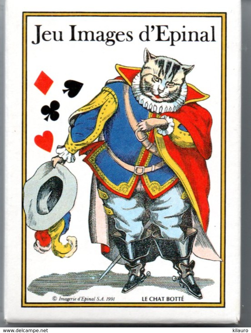 Jeu Images D'epinal -  Jeu De 54 Cartes A Jouer Joker Playing Cards Gameschat Kaze Cat - 54 Cartes