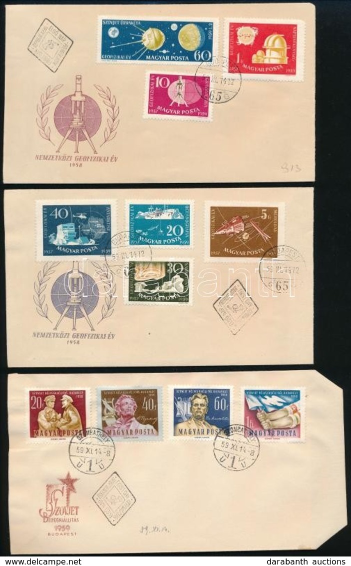 1951-1959 21 Db FDC, Ebből 2 Db Előlap - Other & Unclassified