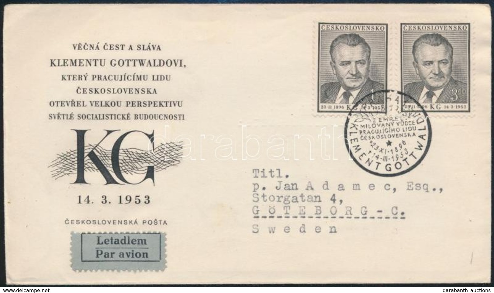 Csehszlovákia 1953 - Other & Unclassified