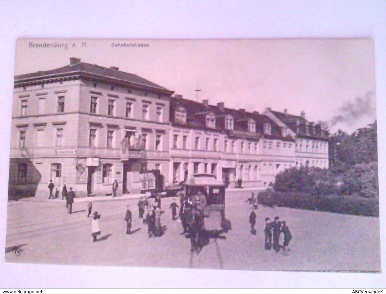 Brandenburg An Der Havel. Bahnhofstraße. Kutsche. AK. - Sonstige & Ohne Zuordnung