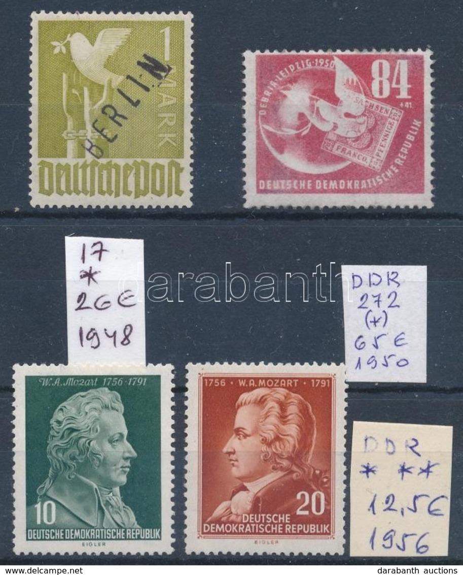 ** * NDK, Berlin 4 Db Klf Bélyeg (Mi EUR 103,5.-) - Other & Unclassified