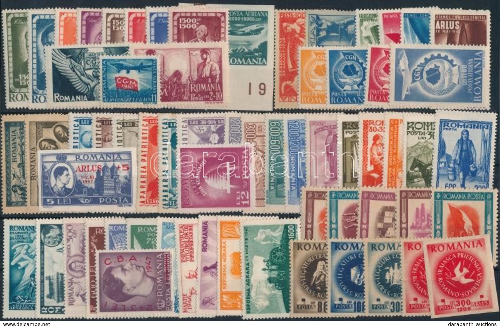 ** Románia 1945-1947 20 Sor Stecklapon - Other & Unclassified