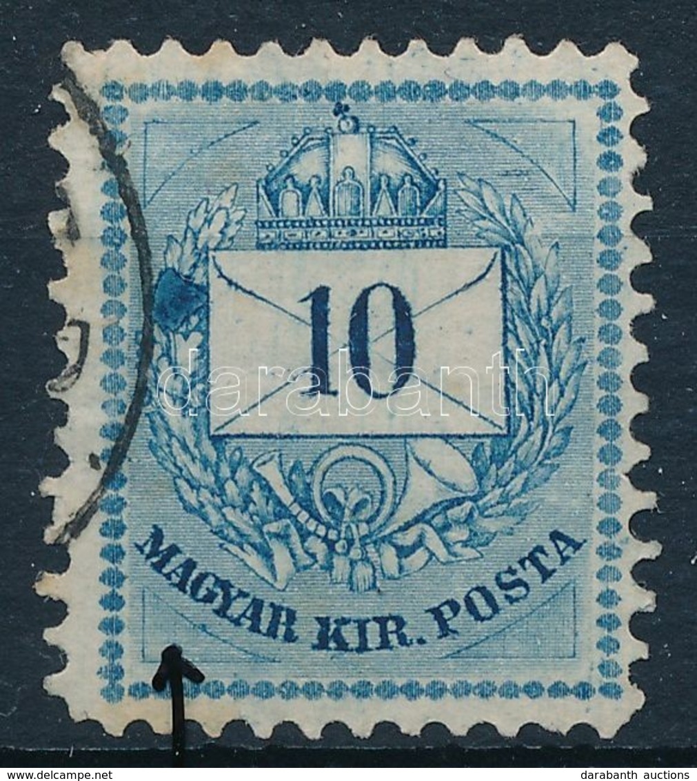 O 1881 10kr Nagy Festékfolttal (ex Lovász) - Other & Unclassified