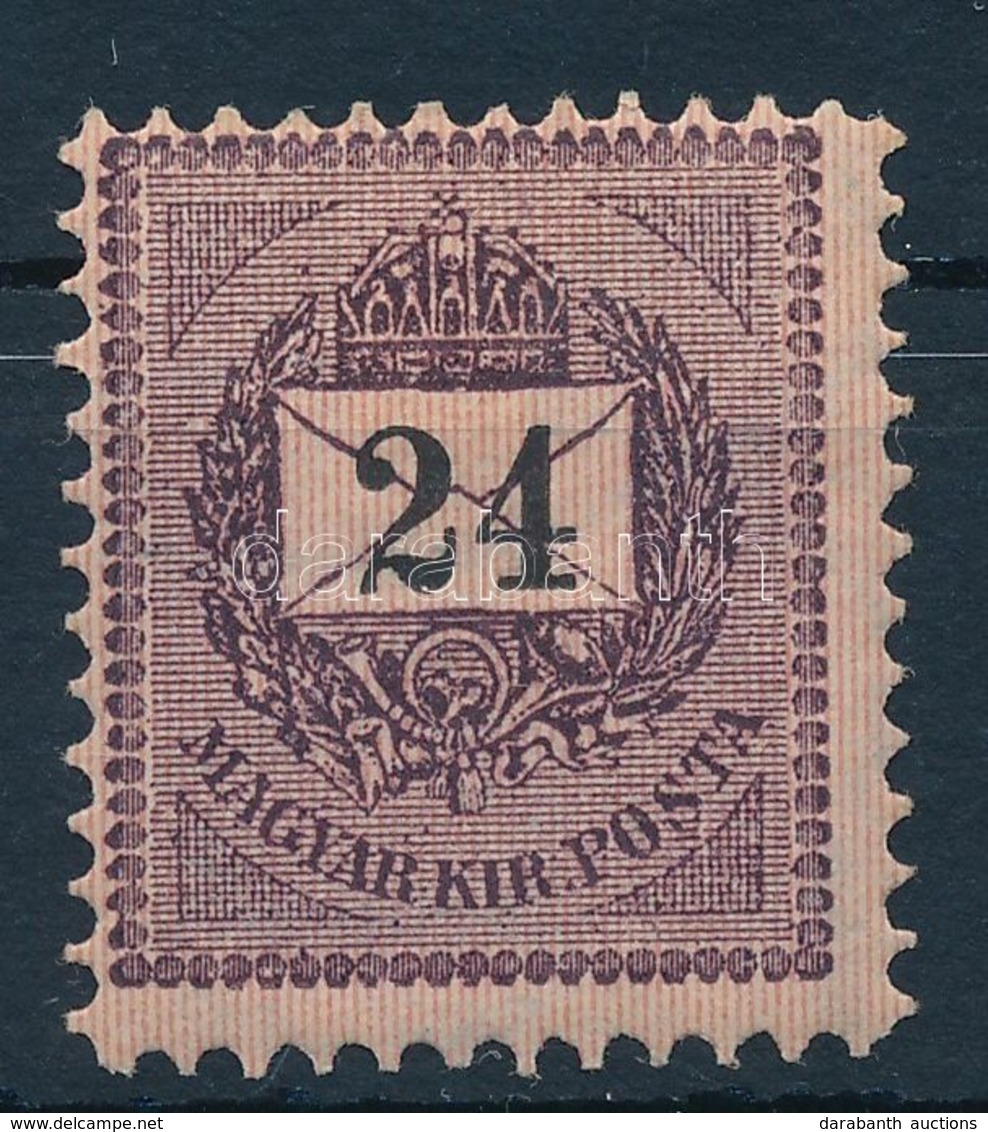 * 1889 Elektro 24kr 11 1/2 Fogazással (6.000) - Other & Unclassified