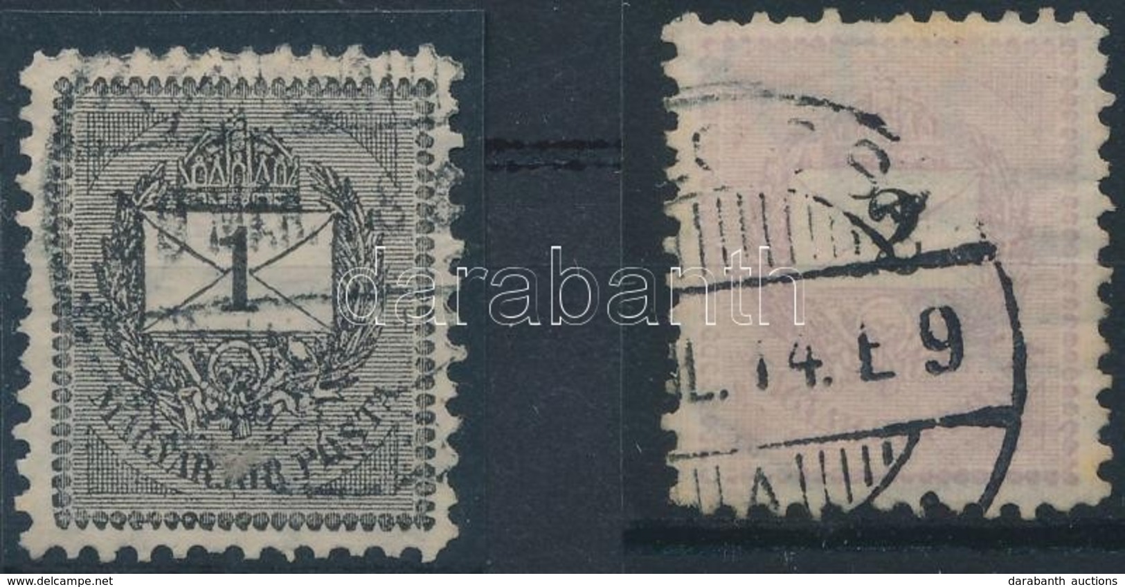 O 1898 1kr, 2kr 11 1/2 Fogazással / Perforation (10.000) - Sonstige & Ohne Zuordnung