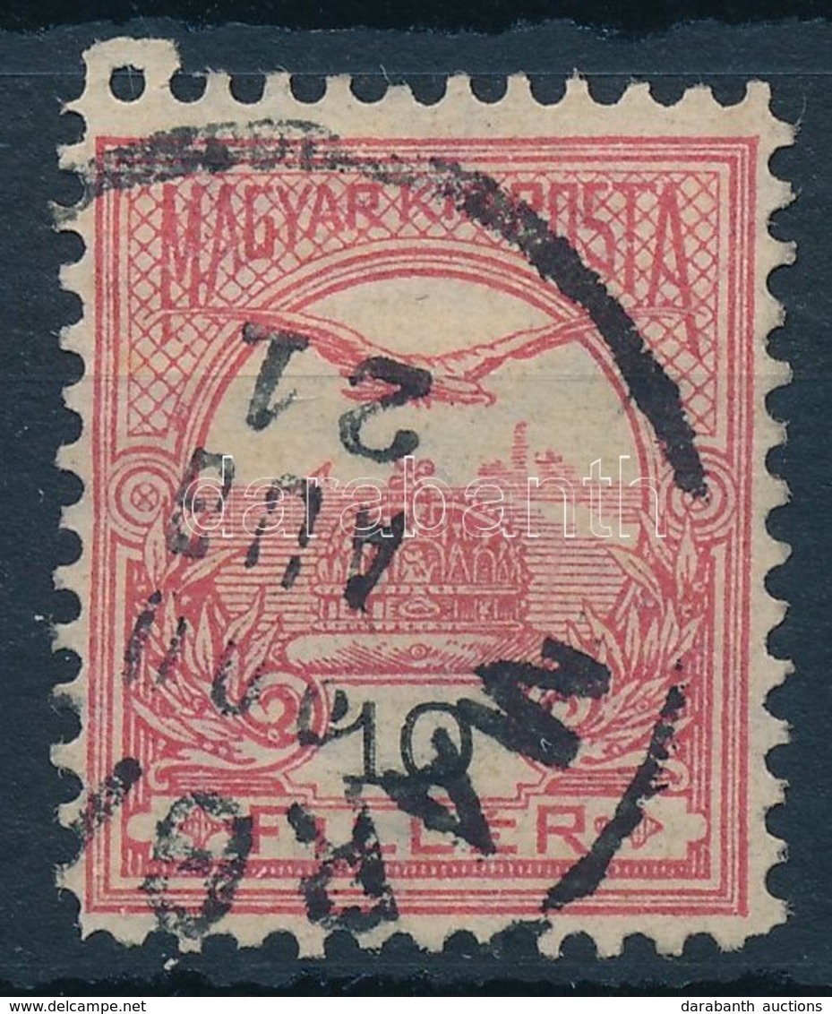 O 1900 Turul 10f 11 1/2 Fogazással  (7.000) - Other & Unclassified