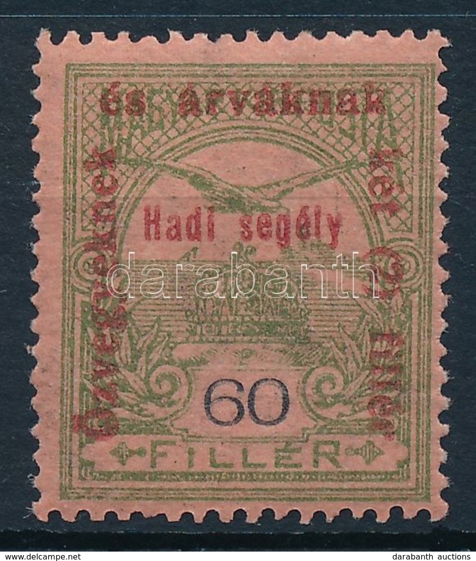 ** 1915 Hadi Segély 60f, Hiányos Keret Az értékszám Felett - Other & Unclassified