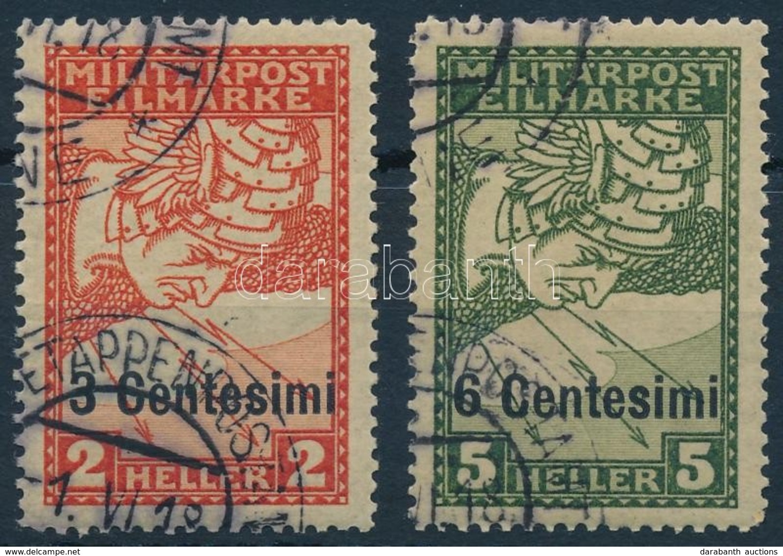 O Olaszország Részére 1918 Sürgős 2 érték (12.600) - Otros & Sin Clasificación