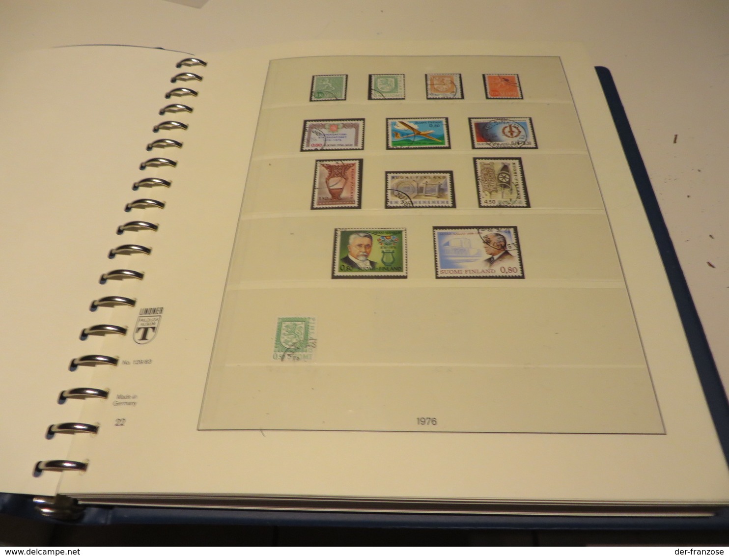 FINNLAND  1976 Bis 1995  Posten  O /  MARKEN  Auf  LINDNER - T - VORDRUCKTEXT  Im  RINGBINDER - Sammlungen (im Alben)