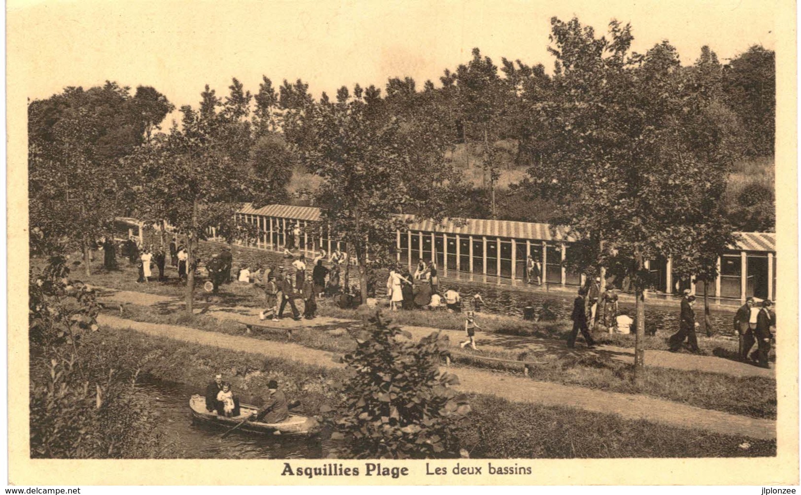 ASQUILLIES - PLAGE   Les Deux Bassins. - Quévy