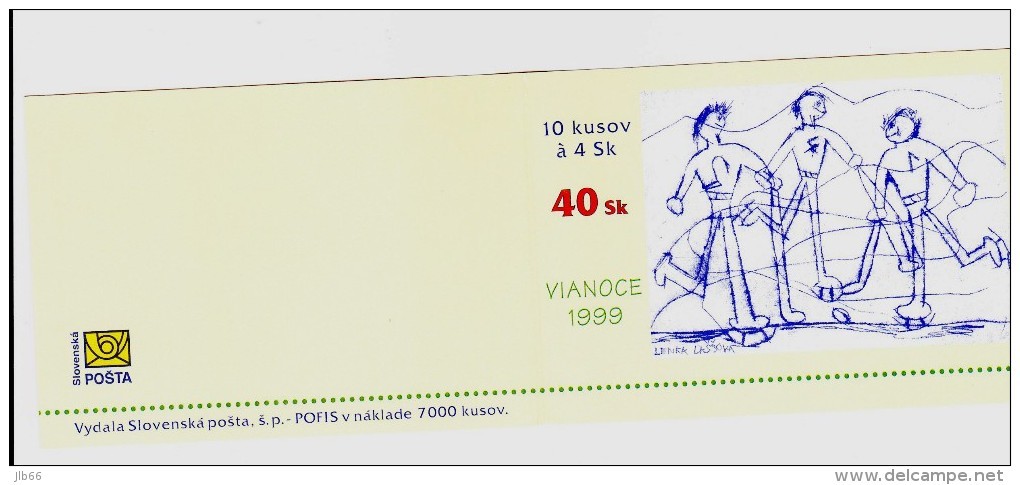 Carnet Noël 1999 De 10  Timbres C 307 / Booklet  Christmas 1999  Mi 33 (354) - Ongebruikt