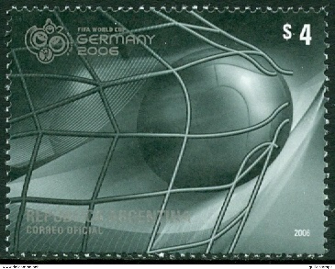 ARGENTINA 2006 FOOTBALL WORLD CUP AT GERMANY** (MNH) - Nuevos