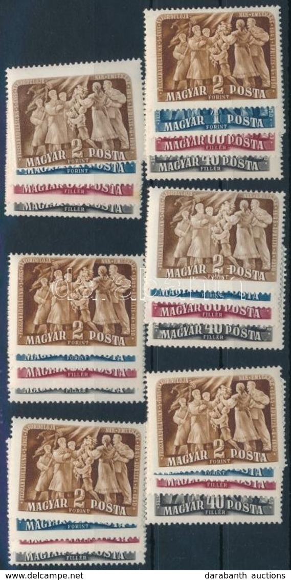 ** 1950 6 Db Felszabadulás  (II.) Sor (7.200) - Other & Unclassified