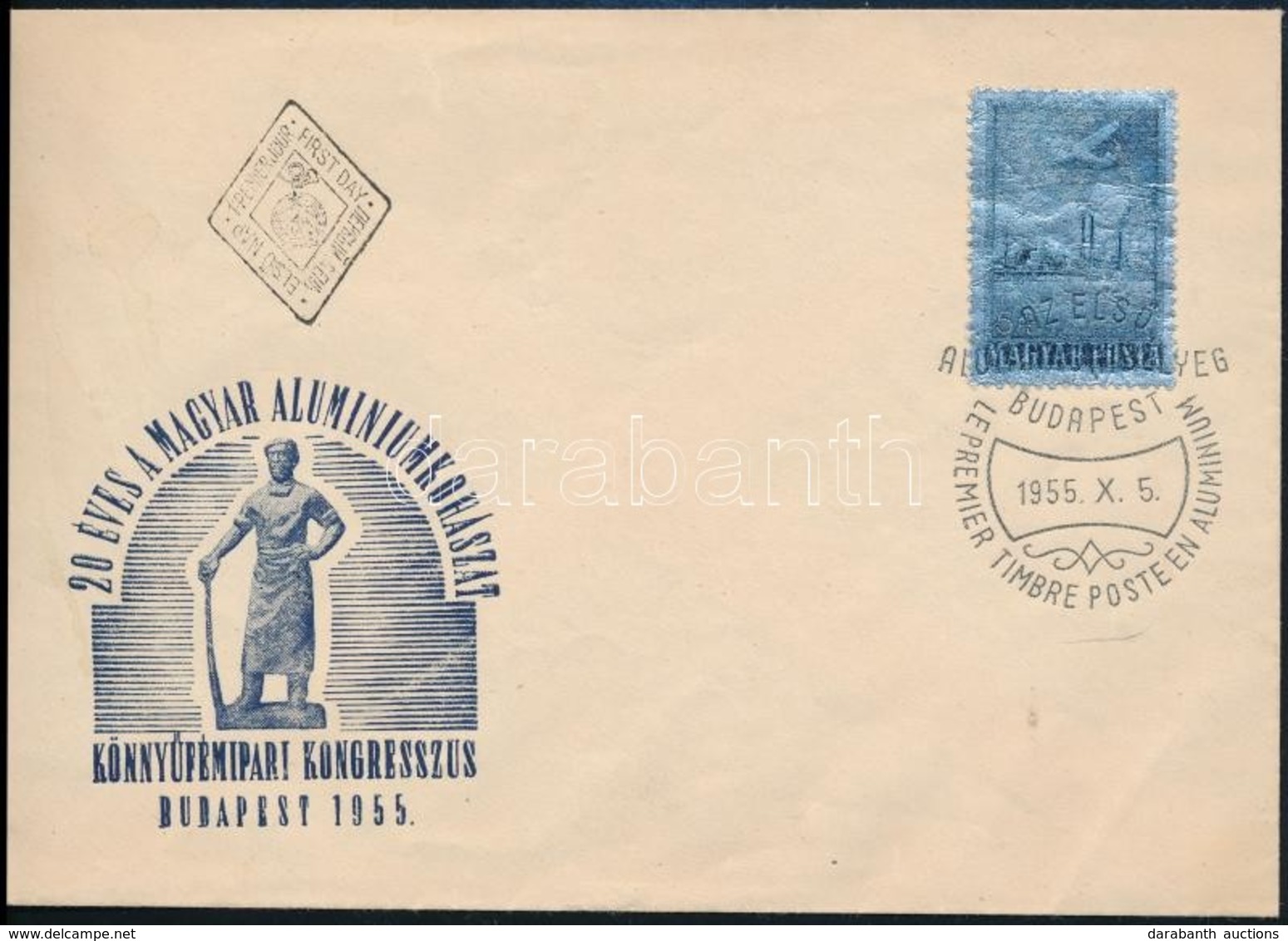 1955 Alumínium Bélyeg FDC-n - Sonstige & Ohne Zuordnung