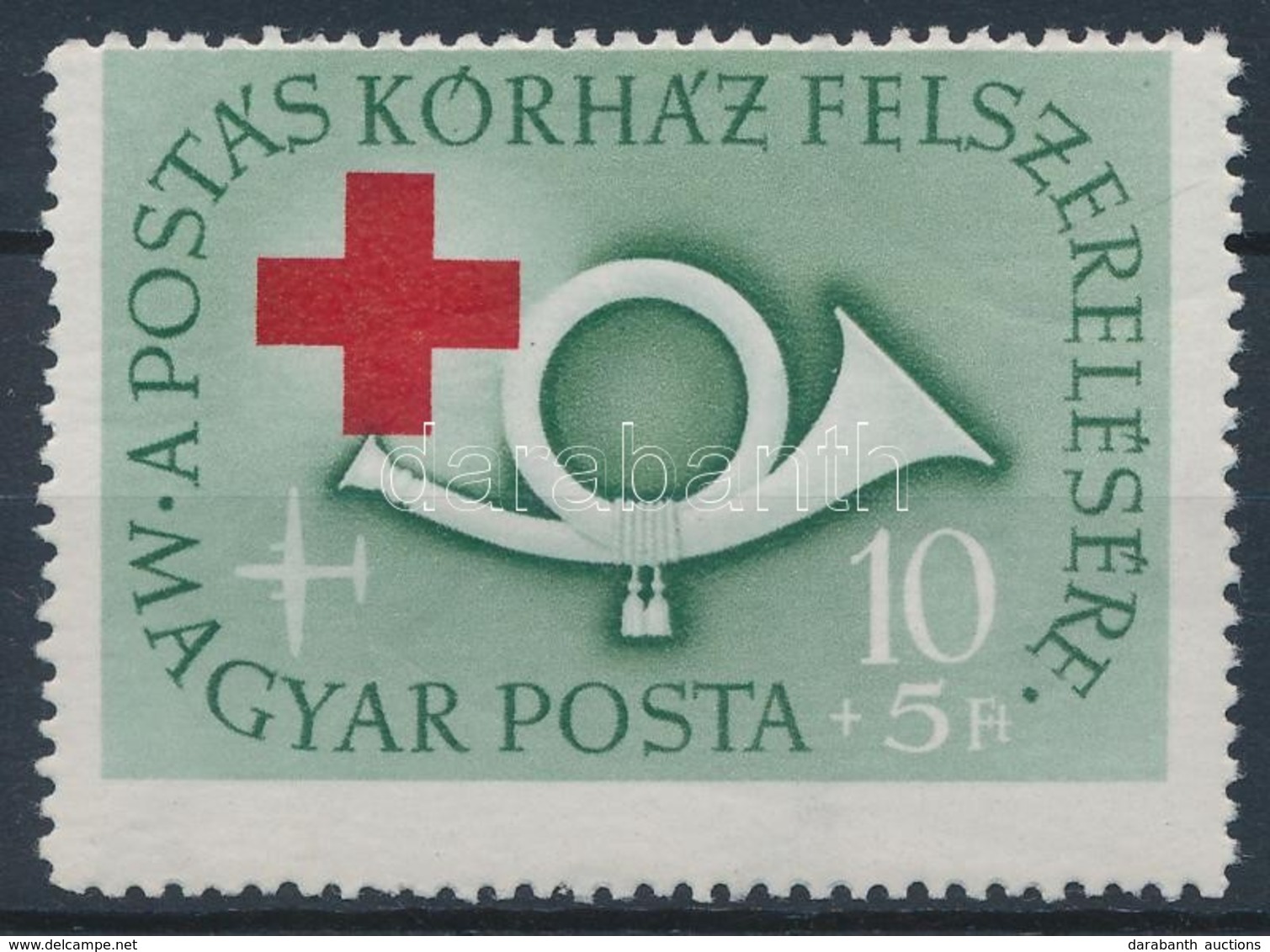 ** 1957 Postáskórház 10Ft Erősen Elfogazva - Other & Unclassified