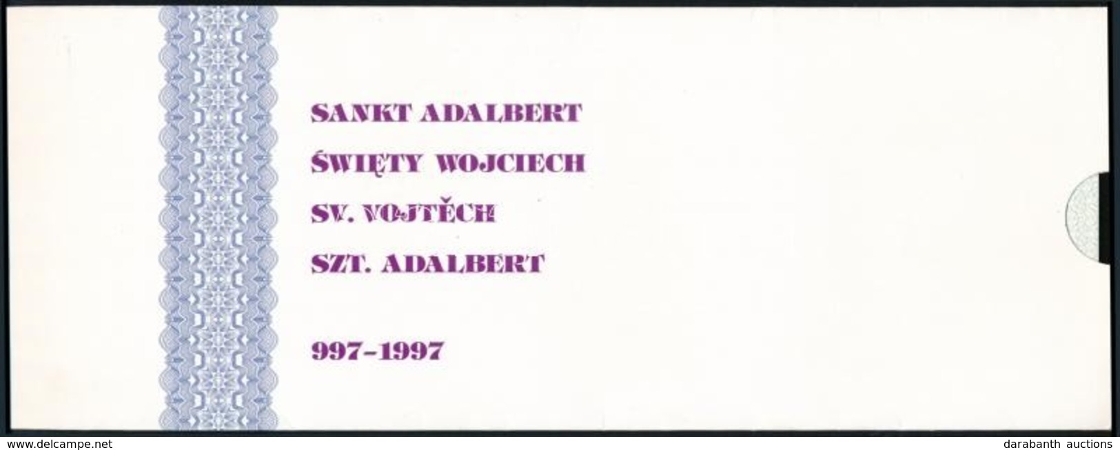 1997 Szent Adalbert Emléklap (8.000) - Sonstige & Ohne Zuordnung