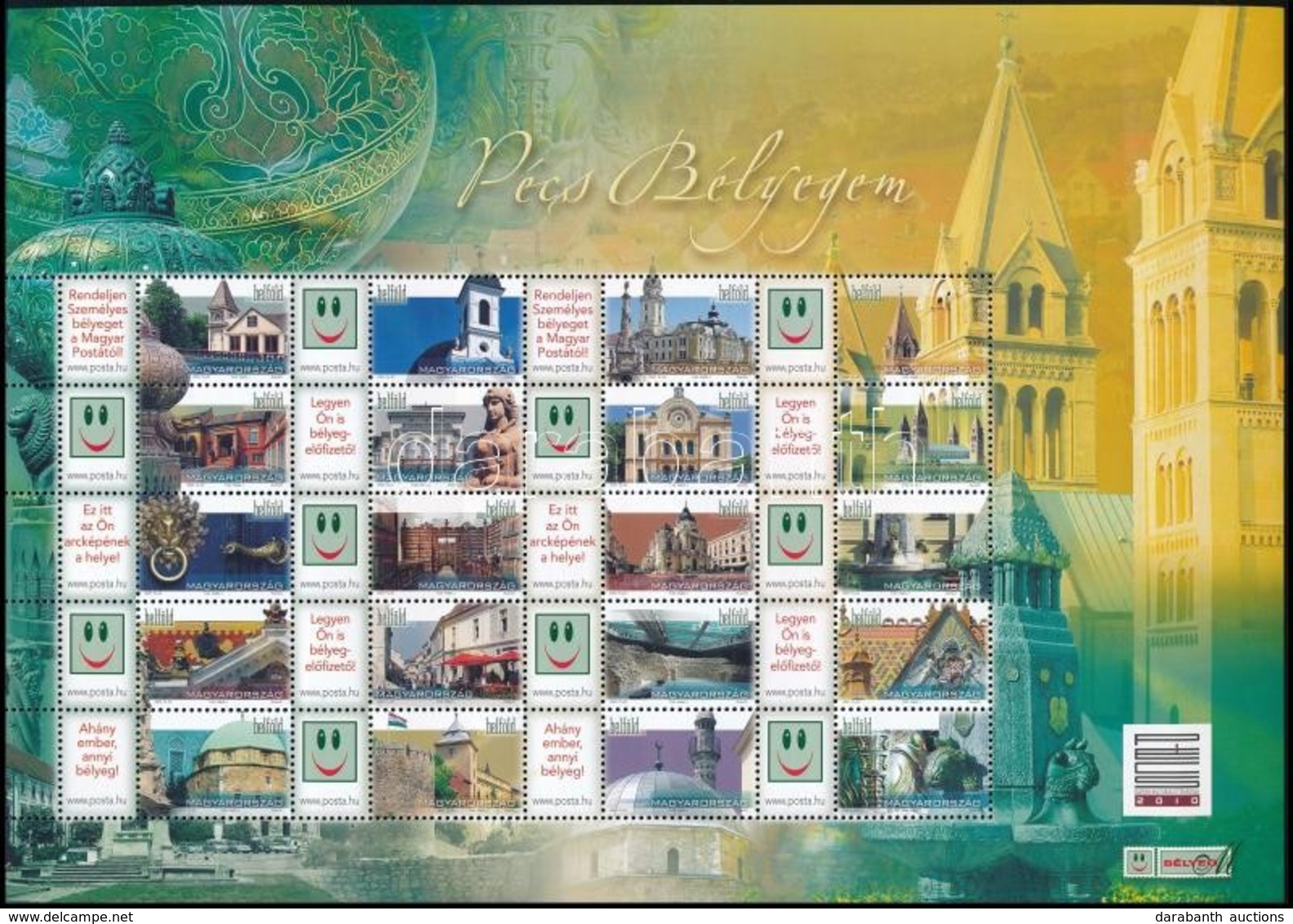 ** 2009 Pécs Bélyegem Promóciós Teljes ív (12.500) - Other & Unclassified