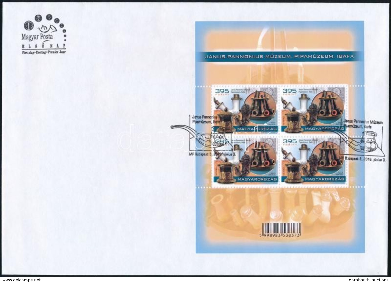 2016 Magyar Múzeumok Kincsei 2 Db FDC (Névérték 3.000) - Andere & Zonder Classificatie