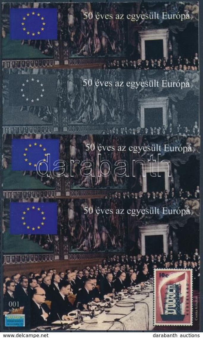 ** 2007 Egyesült Európa 4 Db-os Emlékív Garnitúra Azonos Sorszámmal (30.000) - Other & Unclassified