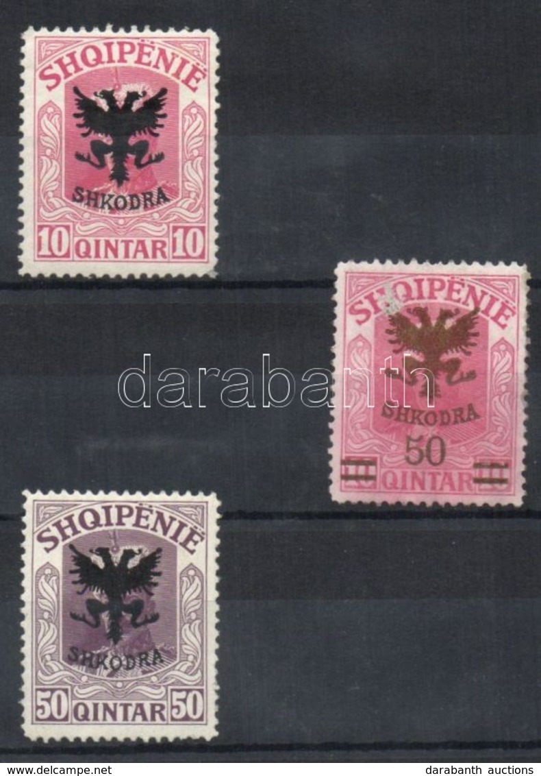 ** * 1920 Forgalmi, Felülnyomott / Definitives, Overprinted Mi 70 + 74-75 - Other & Unclassified