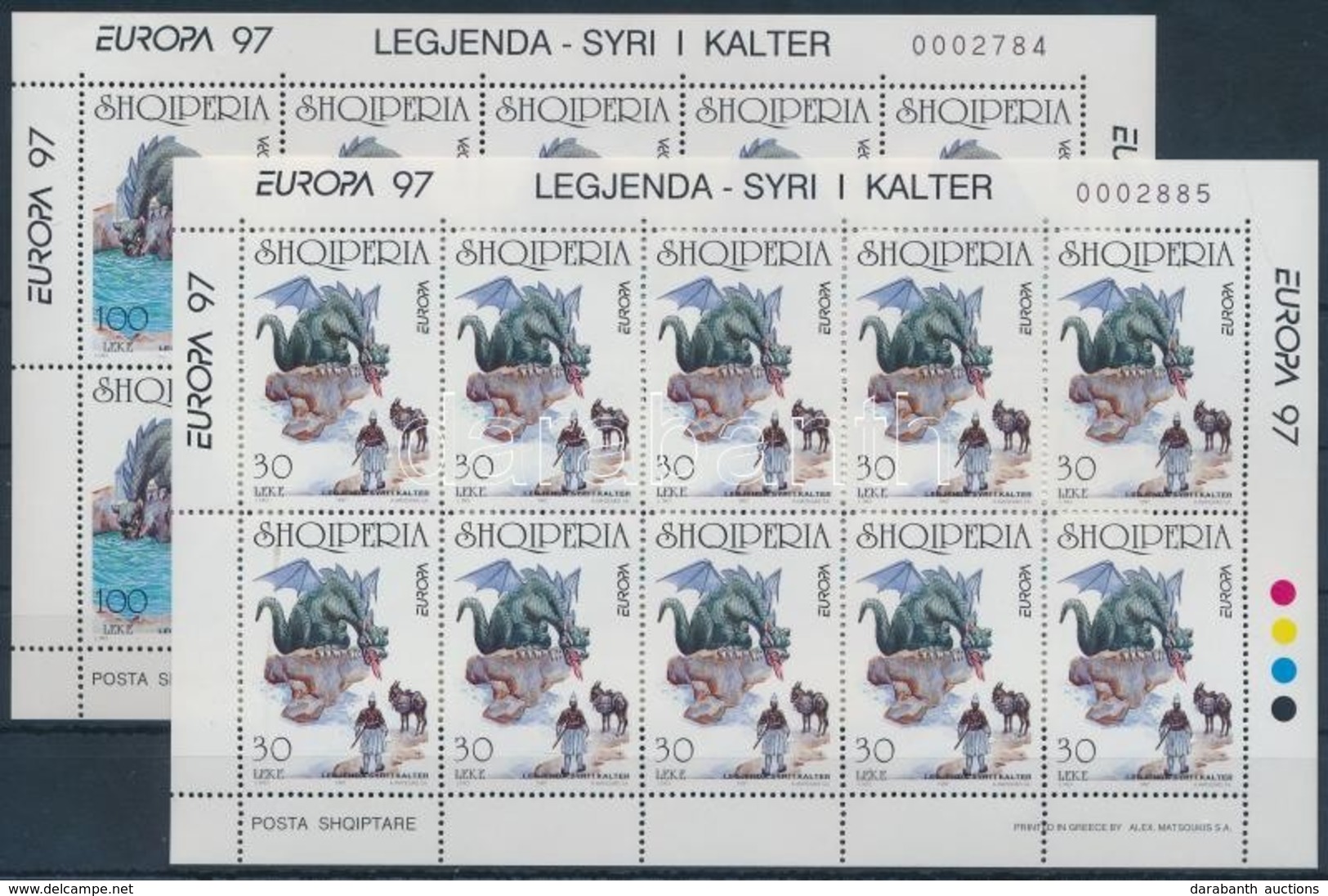 ** 1997 Európa CEPT: Mondák és Legendák Kisívsor Mi 2619-2620 - Other & Unclassified