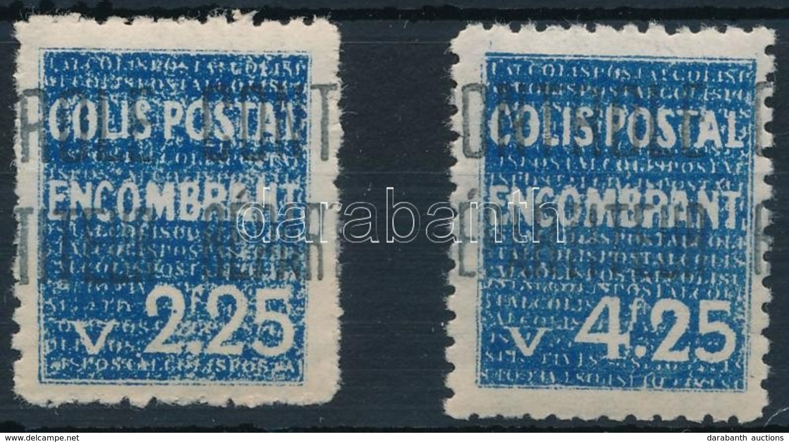 ** 1939 Csomagbélyeg Sor Yvert 62-63 - Other & Unclassified