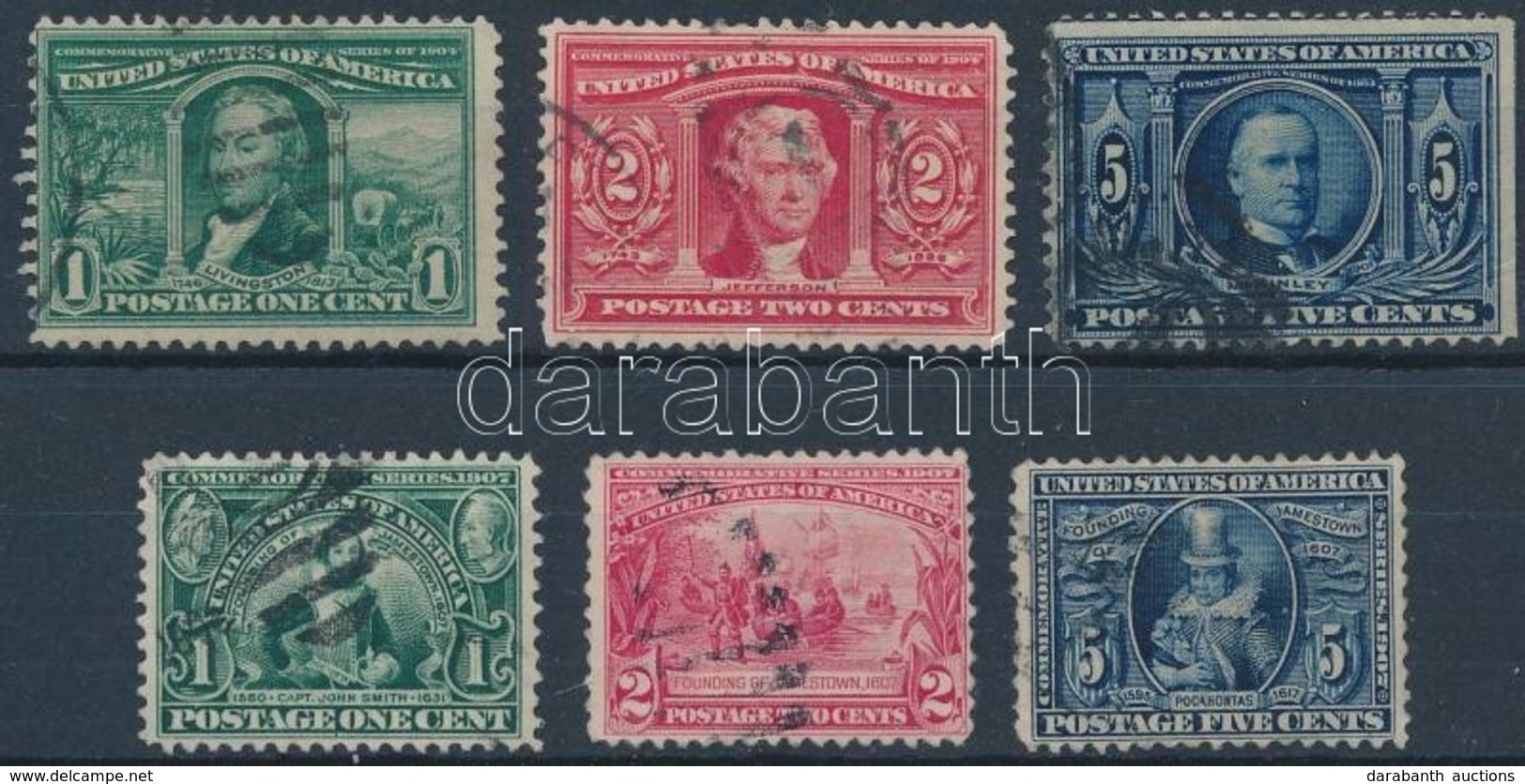 O 1904-1907 Mi 154,155,157 +159-161 (Mi EUR 67,50) - Other & Unclassified