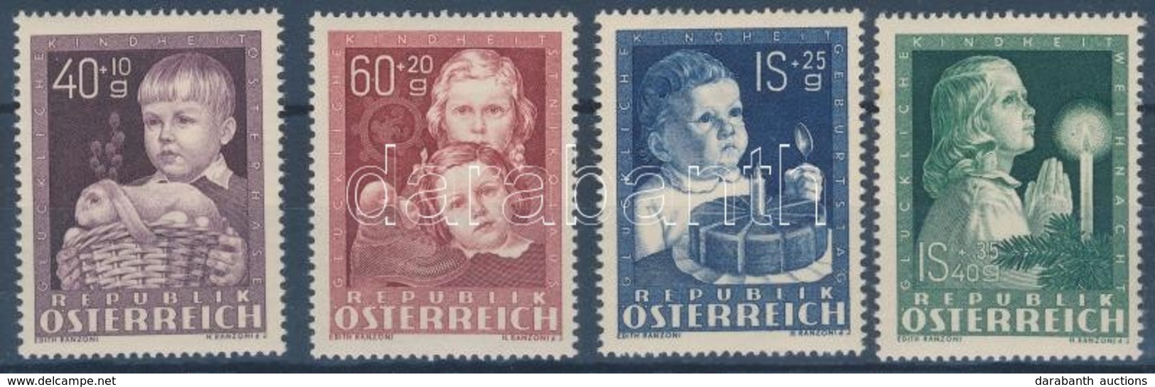 ** 1949 Gyermek Sor Mi 929-932 - Sonstige & Ohne Zuordnung