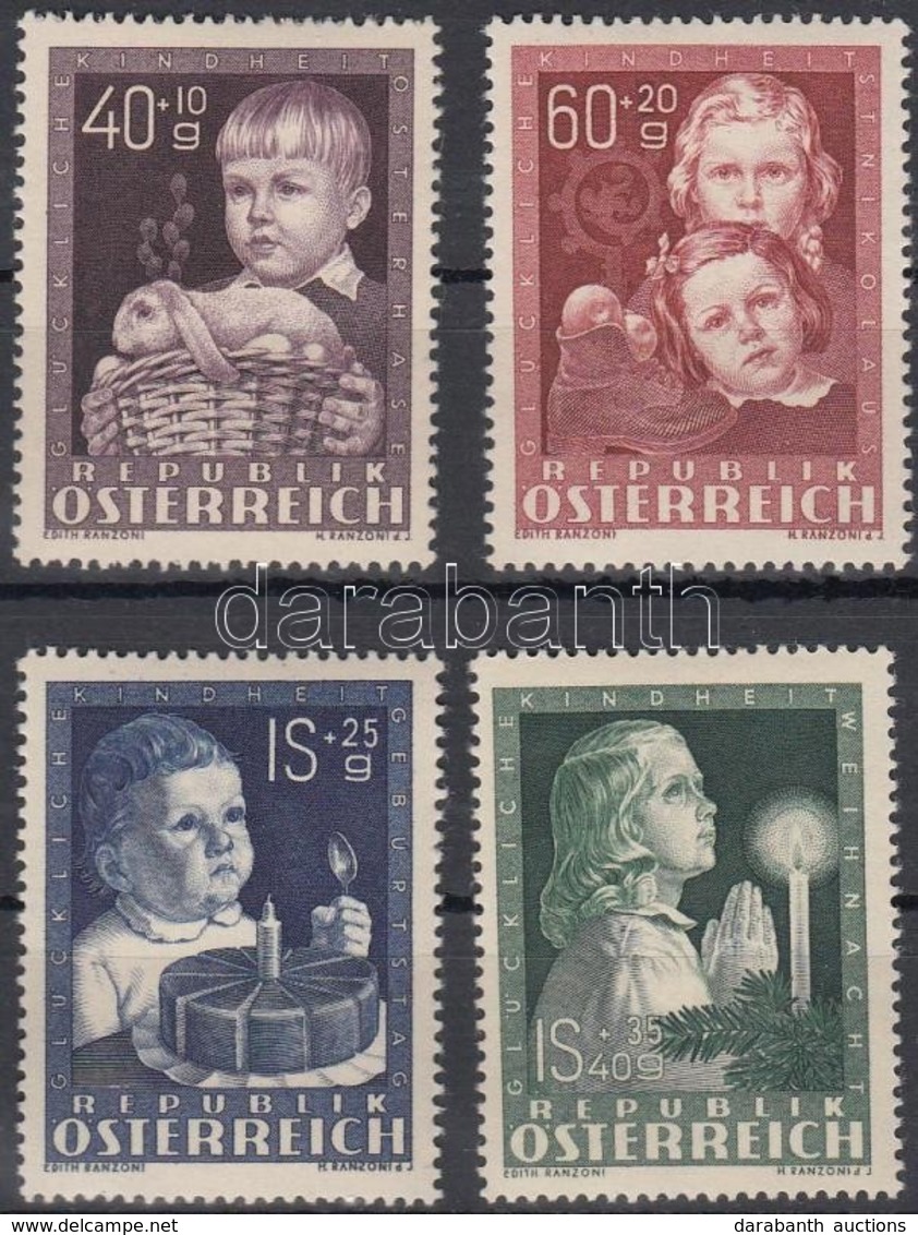 ** 1949 Gyermek Segély Sor Mi 929-932 - Sonstige & Ohne Zuordnung